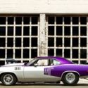 1973 barracuda made into a 71 cuda pro street blown