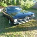 1973 Barracuda POSS FREE SHIP?  project car! orig TX9 black orig paint! cuda