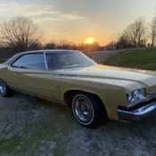 1973 Buick Le Sabre Coupe Yellow Custom