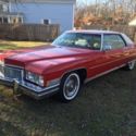 1973 Cadillac Coupe Deville Red on White Leather 52K Original Miles