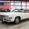 1973 Cadillac Eldorado  10062 Miles White Convertible 500 V8 Automatic