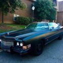 1973 cadillac eldorado convertible Black LOW MILEAGE