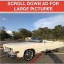 1973 CADILLAC ELDORADO CONVERTIBLE LOW MILES LOW RESERVE