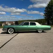 1973 Cadillac Fleetwood Sedan Green