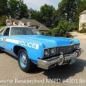1973 CHEVROLET BEL AIR NYPD POLICE CAR - REPLICA OF FAMED #4003 - 150+ IMAGES