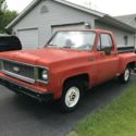 1973 CHEVROLET C-10 STEP SIDE CHEVY TRUCK SHORT BOX 2WD MANUAL TRANS 73 74 75 76