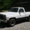 1973 Chevrolet C10 Short Bed Pick Up.  4x4 - 4 Speed