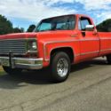 1973 CHEVROLET C10 SUPER CHEYENNE FLEETSIDE PICKUP- CRIMSON RED