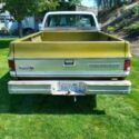 1973 Chevrolet C20/K20 Pickup Green RWD Auto     1 st. Year of the square bodys.