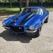 1973 Chevrolet Camaro Sportscar Blue LT
