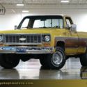 1973 Chevrolet Cheyenne Super 10 Adonis Yellow/Wood Grain Pickup Truck 350 V8 32