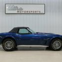 1973 Chevrolet Corvette Convertible 64950 Miles Blue  454 4 Speed Manual