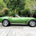 1973 Chevrolet Corvette Convertible Green RWD Manual Leather
