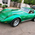 1973 Chevrolet Corvette Coupe Green 350 v8 AT AC  Runs great numbers matching