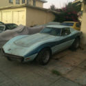 1973 Chevrolet Corvette, pulled out after many moons, chrome bumpers