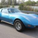 1973 Chevrolet Corvette T-TOP MATCHING # ENGINE 4 SPD MANUAL BLUE/BLUE LOW MILES