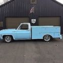 1973 chevy c10 squarebody slammed work truck pickup