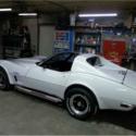 1973 chevy corvette  98,144 Miles whte  350 Manual NO RESERVE