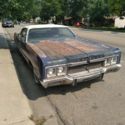 1973 chrysler newport 2 door ht 440 runs blue great patina hardtop project