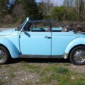 1973 Convertible VW Bug Runs Drivable Baby Blue Project Summer Classic Car