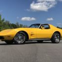 1973 Corvette LS-4 Stingray 454 4-Speed A/C #&#039;s match leather Yellow Financing