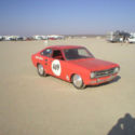 1973 Datsun 1200 Coupe B-110 Sunny 120Y Hanjin Dozo El Mirage Mojave Mile LSR