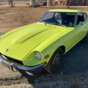 1973 Datsun 240Z 62405 Miles Yellow Coupe 2.4L I6 5-Speed