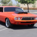 1973 Dodge Challenger  3772 Miles Orange  512 V8 Automatic