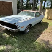 1973 Dodge Challenger Blue challenger