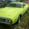1973 dodge charger  barn find   318 automatic run and drive