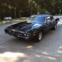 1973 Dodge Charger se triple black Beauty  440 magnum ,bulge hood