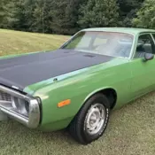 1973 Dodge Coronet Sedan Green Custom