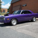 1973 DODGE DART PROSTREET; 440+, TORQUE-FLITE; PLUM CRAZY, EX. COND. (VIDEO