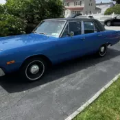 1973 Dodge Dart Sedan Blue custom