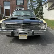 1973 Dodge Dart Sedan Yellow 2 Door