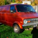 1973 Dodge Tradesman 100 custom moto hauler van