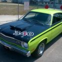 1973 duster 340 car  sublime green nice