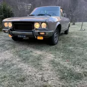 1973 Fiat 124 Coupe, 60,895 MILES, 1 Owner, Retained Not Restored!