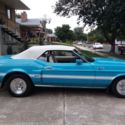 1973 Ford Blue Mustang Convertible