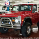 1973 Ford Bronco  302 V8 3 Speed Automatic SUV Red