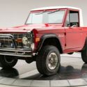 1973 Ford Bronco 4x4 Pickup 302 V8 3 Speed Automatic SUV Red