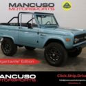 1973 Ford Bronco Restomod 30274 Miles Sea Foam Blue  302 V8 Automatic