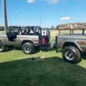 1973 Ford Bronco with tent trailer. No reserve!