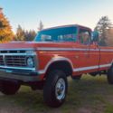 1973 Ford F-250 4x4   Hi boy   Factory bold orange paint