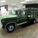 1973 Ford F-350  77,897 Miles Green Flatbed Truck Select Manual