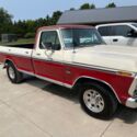 1973 Ford F250 Pickup Red RWD Automatic Ranger XLT Camper Special
