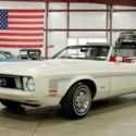 1973 Ford Mustang  11526 Miles Wimbledon White Convertible V8 Automatic
