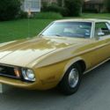 1973 Ford Mustang Coupe 302 V8 gold glow original one family owner