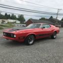 1973 Ford Mustang Mach 1 Q code 351 C6 Bright Red w/ White Interior AC car NICE!