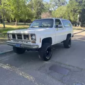 1973 GMC Jimmy 5.7 Convertible White Sierra
